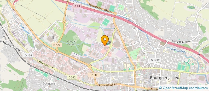 localisation de l'entreprise FASSIL-IT à BOURGOIN-JALLIEU