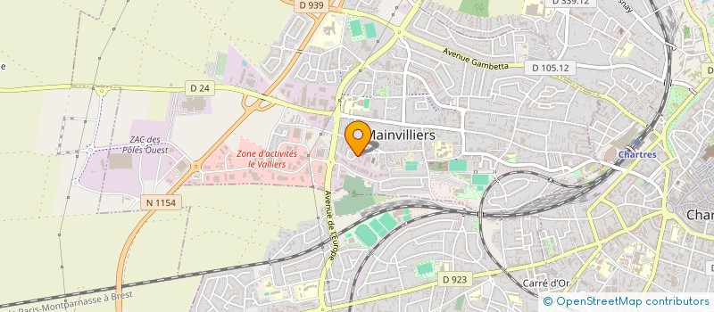 localisation de l'entreprise FASSIMMO à MAINVILLIERS