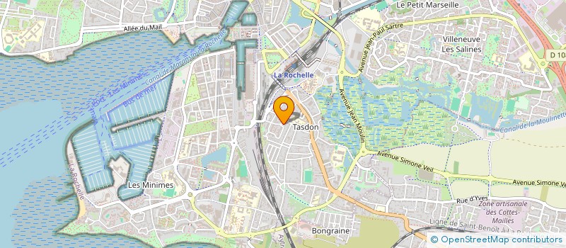 localisation de l'entreprise FASSONTOS  LA ROCHELLE