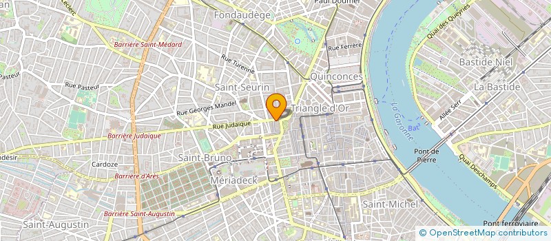 localisation de l'entreprise FAST à BORDEAUX