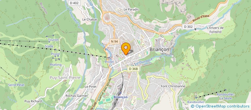 localisation de l'entreprise FAST 42/13 à BRIANCON