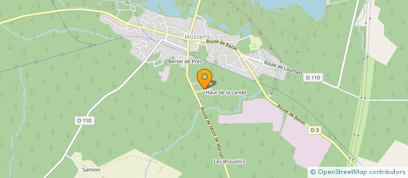 localisation de l'entreprise FAST  HOSTENS