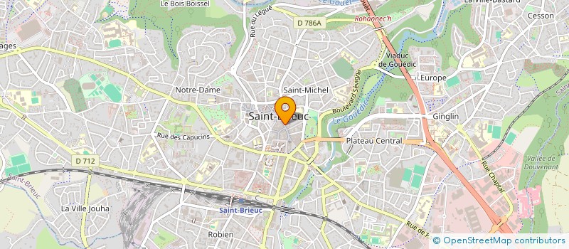 localisation de l'entreprise FAST à SAINT-BRIEUC