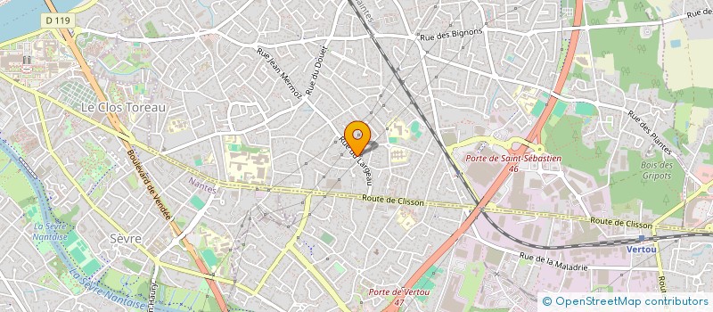 localisation de l'entreprise FAST à SAINT-SEBASTIEN-SUR-LOIRE