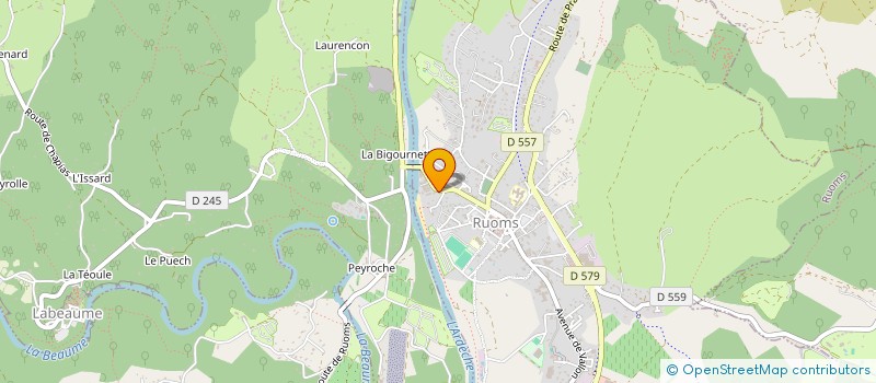 localisation de l'entreprise FAST à RUOMS
