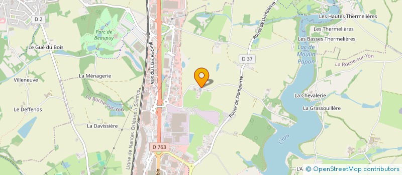localisation de l'entreprise FAST à ROCHE SUR YON (LA)