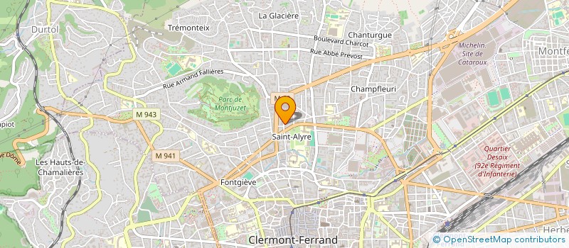 localisation de l'entreprise FAST  CLERMONT-FERRAND