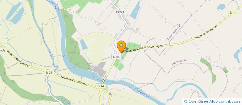 localisation de l'entreprise FAST AGRI  CASTELSARRASIN