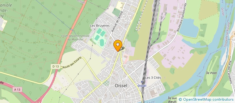 localisation de l'entreprise FAST AND FIBER à OISSEL