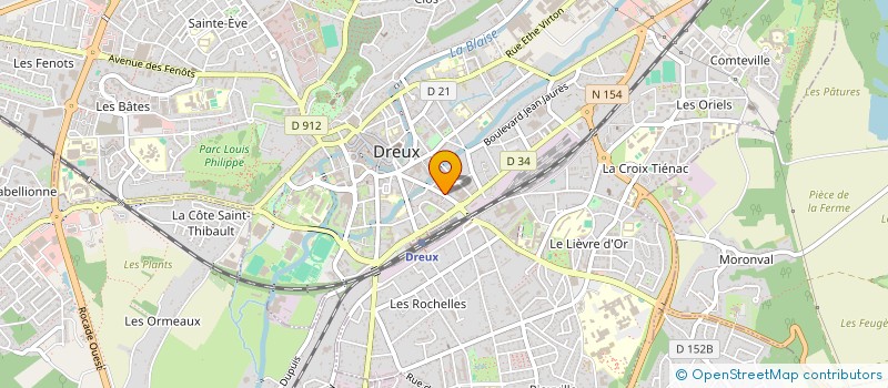 localisation de l'entreprise FAST AND FOOD à DREUX