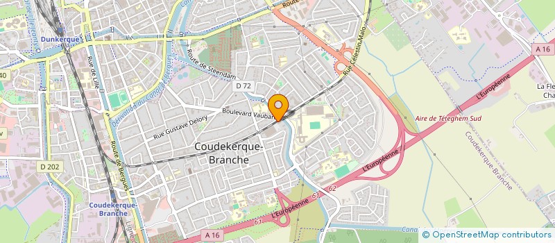 localisation de l'entreprise FAST AUTO SERVICES  COUDEKERQUE-BRANCHE