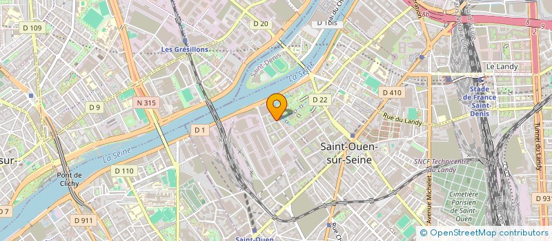 localisation de l'entreprise FAST BUSINESS  SAINT-OUEN-SUR-SEINE