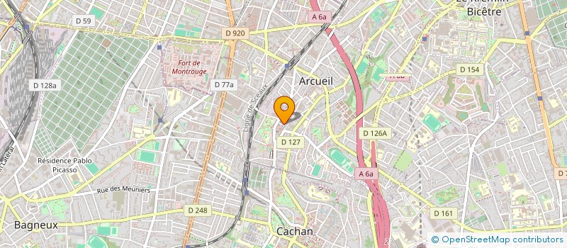 localisation de l'entreprise FAST CAP  ARCUEIL