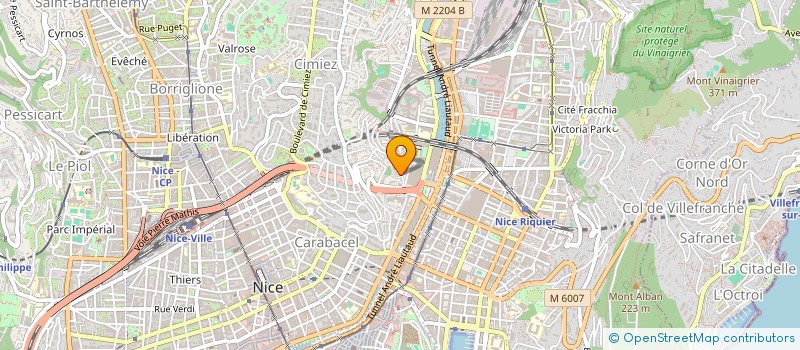 localisation de l'entreprise FAST-CAR à NICE