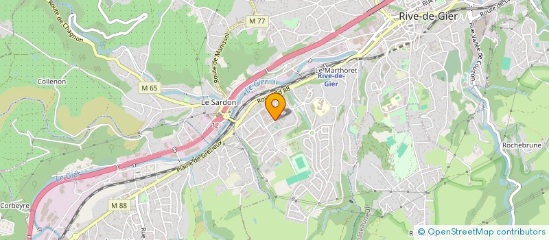 localisation de l'entreprise FAST CAR CLUB à RIVE-DE-GIER