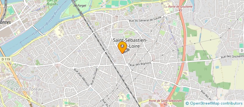localisation de l'entreprise FAST CHALLENGE à SAINT-SEBASTIEN-SUR-LOIRE