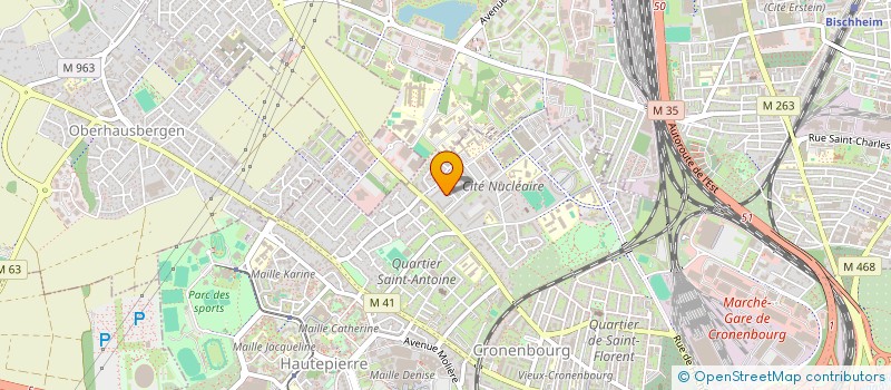 localisation de l'entreprise FAST & CLEAN à STRASBOURG