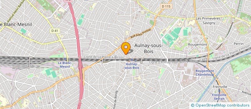 localisation de l'entreprise FAST CODE à AULNAY-SOUS-BOIS