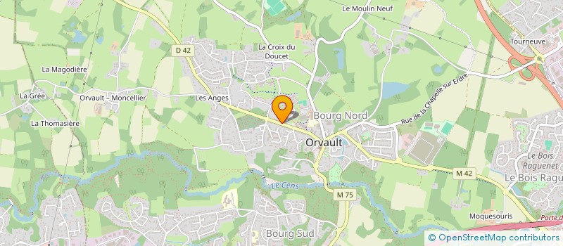 localisation de l'entreprise FAST CONNECT à ORVAULT