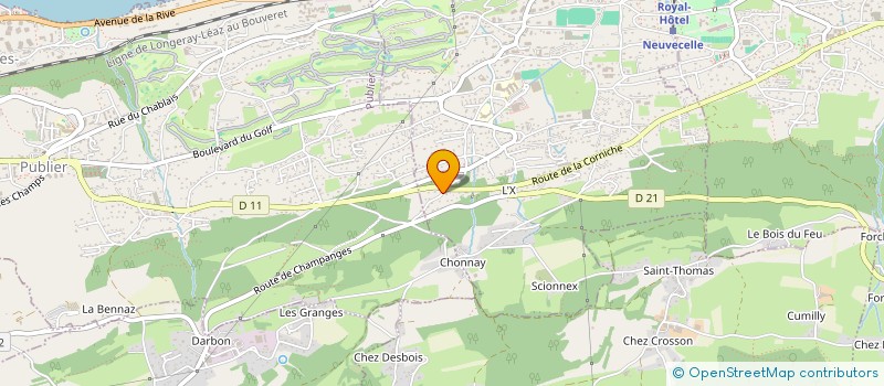 localisation de l'entreprise FAST CUSTOM BOAT  EVIAN-LES-BAINS