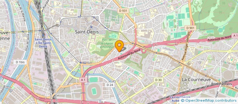localisation de l'entreprise FAST DELIVERY à SAINT-DENIS