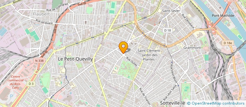 localisation de l'entreprise FAST DISTRIBUTION à ROUEN