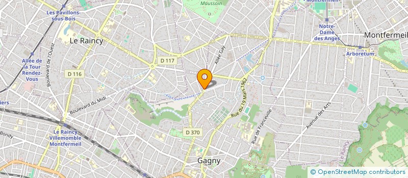 localisation de l'entreprise FAST DRIVE PARIS à ROMAINVILLE