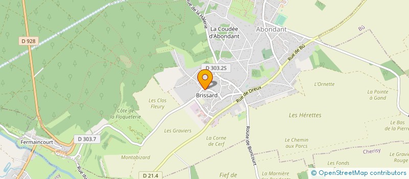 localisation de l'entreprise FAST DRIVER à ABONDANT