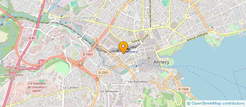 localisation de l'entreprise FAST (E) à ANNECY