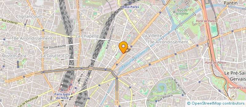 localisation de l'entreprise FAST FIBRE à PARIS