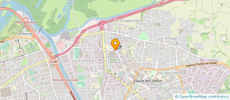 localisation de l'entreprise FAST FOOD  VAULX-EN-VELIN