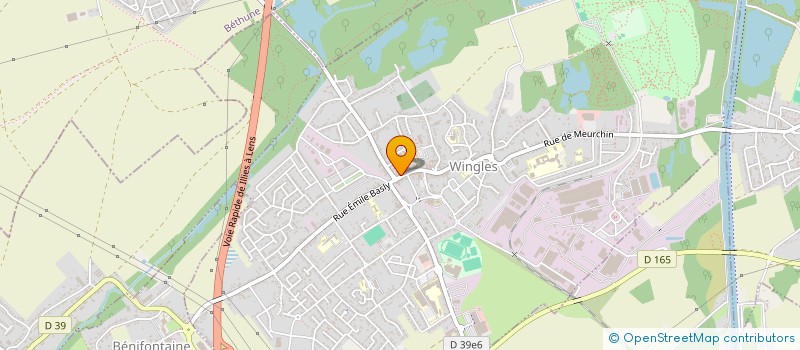 localisation de l'entreprise FAST FOOD  WINGLES