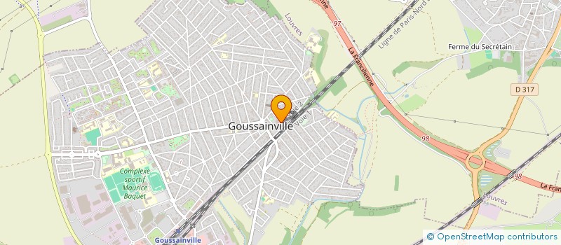 localisation de l'entreprise FAST FOOD DES NOUES  GOUSSAINVILLE