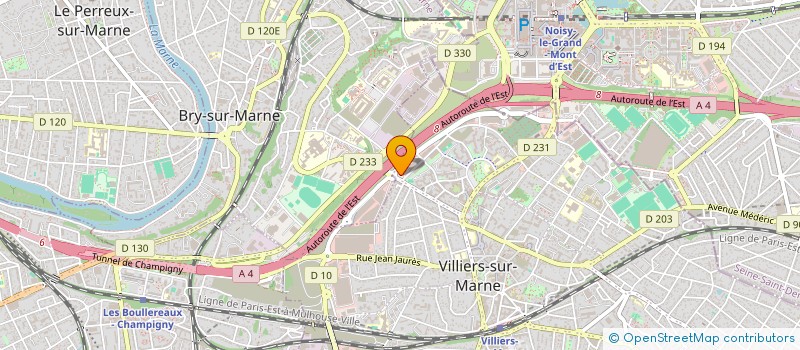 localisation de l'entreprise FAST FOOD FACTORY à VILLIERS-SUR-MARNE