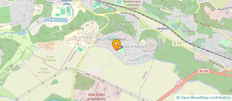 localisation de l'entreprise FAST FORWARD STUDIOS  BOIS-D'ARCY