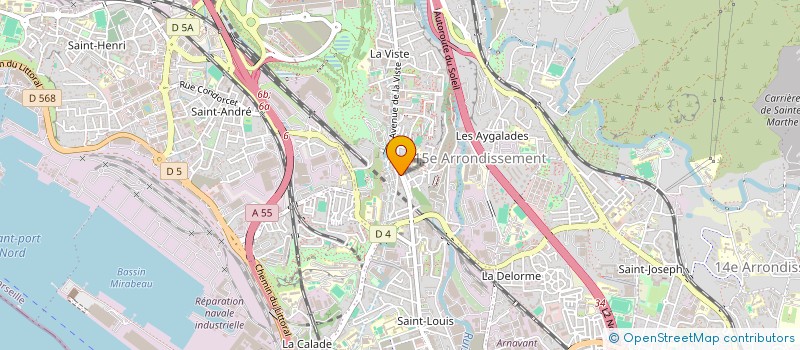 localisation de l'entreprise FAST GARAGE à MARSEILLE