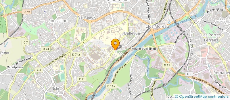 localisation de l'entreprise FAST GOOD CAFE à LIMOGES