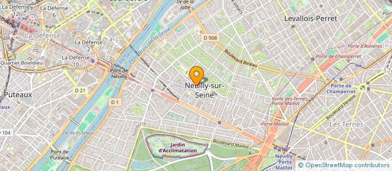 localisation de l'entreprise FAST HOUND TRANSPORT à NEUILLY-SUR-SEINE