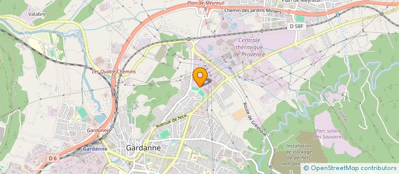 localisation de l'entreprise FAST INFORMATIQUE à GARDANNE