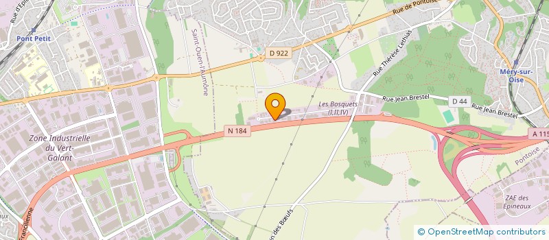 localisation de l'entreprise FAST INTERNET à MERY-SUR-OISE