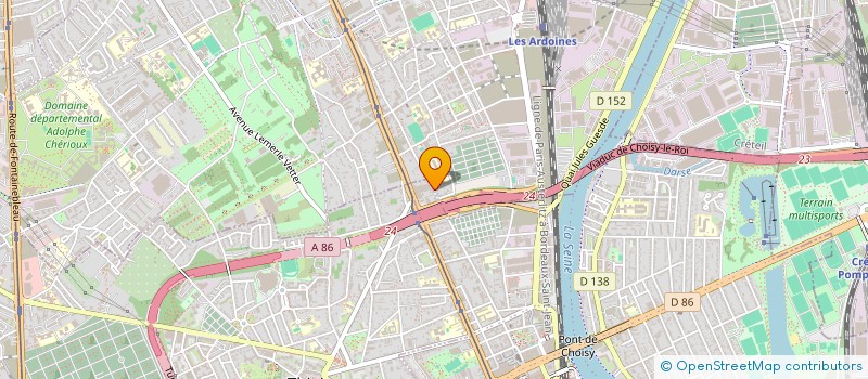 localisation de l'entreprise FAST K INVEST à VITRY-SUR-SEINE