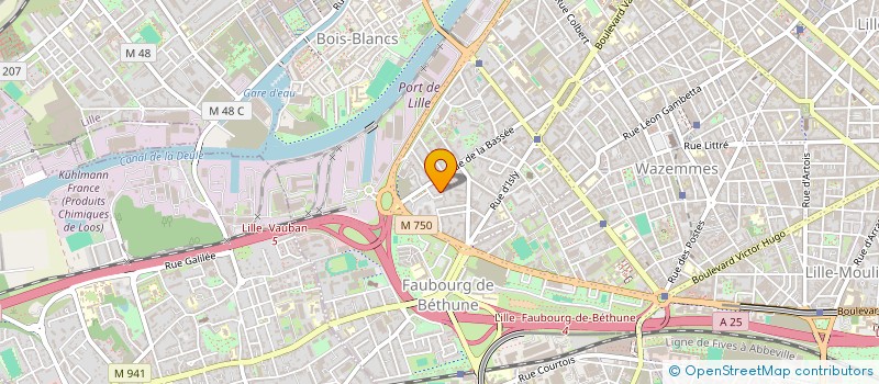 localisation de l'entreprise FAST & KB  LILLE