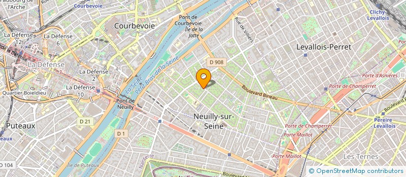 localisation de l'entreprise FAST LAB CAPITAL à NEUILLY SUR SEINE