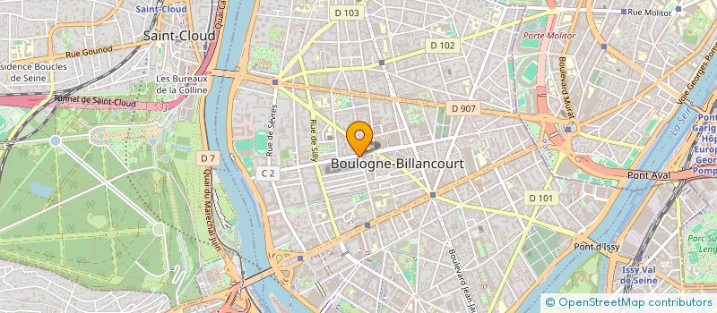 localisation de l'entreprise FAST LANE INSTITUTE FOR KNOWLEDGE TRANSFER FRANCE SAS à BOULOGNE-BILLANCOURT