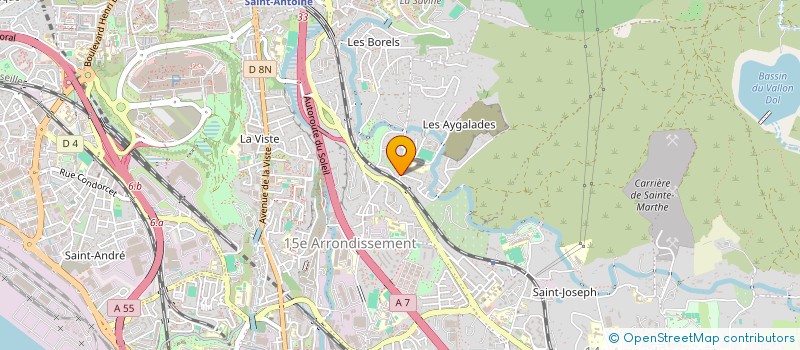 localisation de l'entreprise FAST LIVRAISONS à MARSEILLE