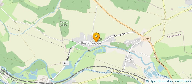 localisation de l'entreprise FAST LOCATION 54 à BEUREY-SUR-SAULX
