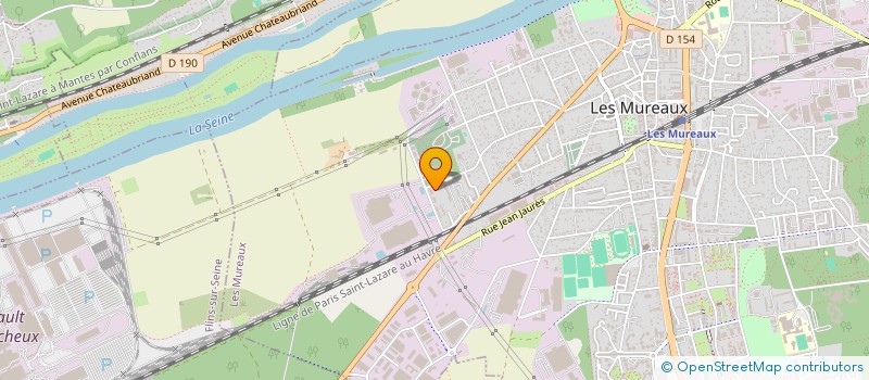 localisation de l'entreprise FAST LOCATION à LES MUREAUX