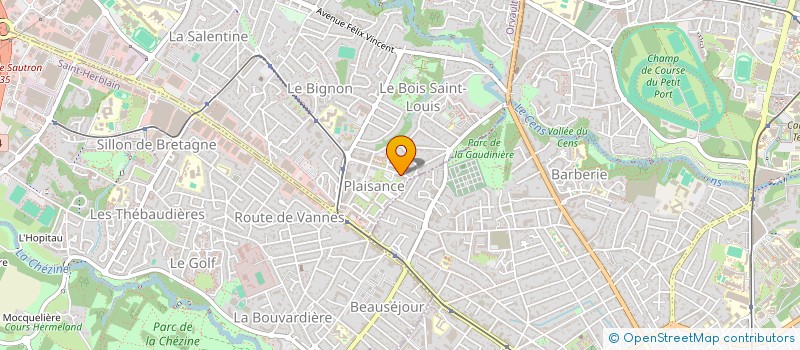 localisation de l'entreprise FAST LOCATION à ORVAULT