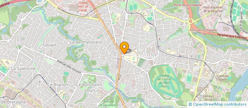 localisation de l'entreprise FAST LOGISTIQUE 44 à NANTES