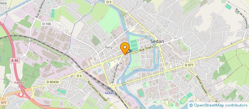 localisation de l'entreprise FAST MARKET  SEDAN